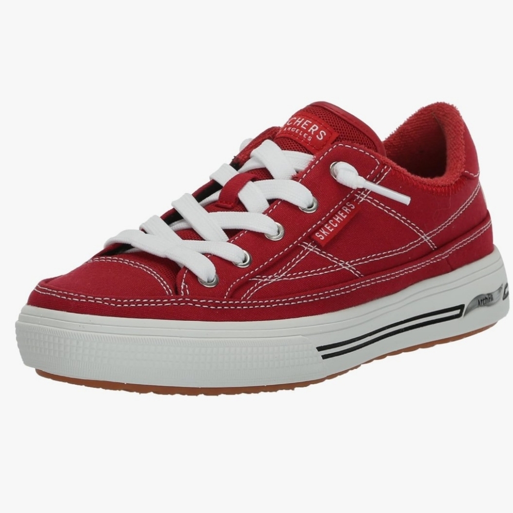Skechers Arcade ArchFit - Arcata, Red, Women's size 8